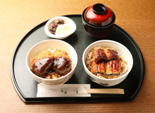 ミニひれかつ丼／ミニうなぎ丼　イメージ